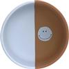 LÄSSIG Ciotola per bambini in silicone/Silicone Bowl Happy Rascals Smile sky blue