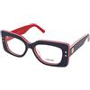 LeWish Broadway C2 | Occhiali da Vista Graduati | Prova Online | Plastica | Farfalla | Blu | Adrialenti
