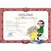 Afie Gaston Lagaffe GLDP-7006 - Biglietto doppio con busta, per anniversario della 60 anni, sacchetto per candele da torta
