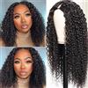 Yavida Parrucca Capelli Umani Parrucca Donna Capelli V Part Curly Human Hair Wigs Veri Umani Parrucca Riccia Brasiliani Vergini Parrucca Donna Kinky Curly Human Hair Wig 22 Pollice