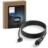 Philips Hue Secure, Cavo Estensibile, 3m, per Sistemi a Bassa Tensione, Nero