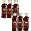 Ponti, Salsa Premium BBQ all'Aceto Balsamico di Modena IGP, Salsa Barbecue con Gusto Intenso ed Affumicato, Ideale per Hamburger e Verdure Grigliate, 100% Made in Italy, 6 Bottiglie da 250 g