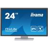 Iiyama ProLite Monitor PC 23.8'' 1920x1080 Pixel Full HD LCD Touch Screen Multi Utente Bianco
