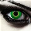 DESIGNLENSES, Lenti a contatto colorate verde intenso per costume di Halloween da Hulk Cappellaio Matto Cosplay Larp, morbide lentes colore + custodia per lenti Hulk Green