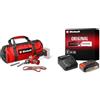 Einhell Lima a nastro a batterie TE-BF 18 Li-Solo Power X-Change + Einhell Pxc Starter Kit 18 V, Batteria 2,5 Ah E Caricabatteria Power X-Change, Nero Rosso, 10 x 15 x 11.3 Cm