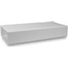 Repa Market 220 x 90 mm / 22 x 9 cm Canalina Rettangolare in Plastica - Lunghezza 100 cm - Condotto Aria Piatto - Tubo Ventilazione per HVAC, Cucina, Bagno - Condotto Slim per Spazi Stretti