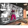 KoKoty Carta da Parati 3D Panoramica in Seta centro fitness studio di yoga-500 x 300 cm-XXL Poster Gigante murale per Soggiorno Camera dei Bambini e Decorazione da Parete