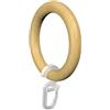 Flairdeco Flair Deco 11052801-1030 Anelli con Pieghe Ganci per 28 mm di Diametro heimtexland aste, Contenuto della Confezione 10 PCS, in Legno di faggio Laccato in Legno