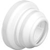 Flairdeco Flair Deco 11042801-0032 da Parete Cuscinetto per Bastone 28 mm di Diametro, Bianco in plastica/Contenuto della Confezione 1 PCS