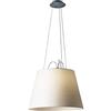 Artemide Tolomeo Mega Lampada a Sospensione, E27, 150 watts, Diffusore, Diametro 52 cm, Alluminio/Pergamena