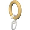 Flairdeco Flair Deco 11051608-2030 Anelli con Pieghe Ganci per 16 mm Diametro heimtexland aste, Contenuto della Confezione 20 PCS, in Legno di faggio Laccato in Legno