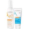 A-derma Kit Solare Protect Kids Spray Bambino Spf50+ 200ml + Protect Ah Latte Ristrutturante Doposole Idratante 100ml
