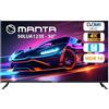 Manta Immersive Smart TV 50'' 4K-UHD - 50LUA123E - TV da 50 pollici - Processore quad-core e riduzione digitale del rumore 3D - Smart TV 4k - TV LED 4k Smart con Wi-Fi - Frameless