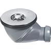 Wirquin 30723327 James D90-Piletta per Doccia con Uscita orientabile a 360° e griglia in ABS Cromato