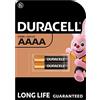 Duracell 2X Duracell AAAA (1 Blister Da 2 Batterie) 2 Pile (LR8D425)