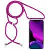 2ndSpring Cover con collana compatibile con Samsung Galaxy A70/A70S, cordino in corda con ciondolo, colore: Viola