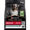 Purina Pro Plan Sensitive Digestion Medium Adult Crocchette Cane Agnello - 3 kg Croccantini per cani
