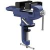 Nuovoware Morsa da Banco Falegname, Girevole Morsa da Tavolo Morsetto da Banco Professionale Strumenti per Falegnameria Carpenteria in Acciaio Robusto Accessori Industriali, Largo 70mm, Blu