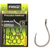 PRO FILSTAR Set di 10 Ami da Pesca Senza Ardiglione N12 - Carpfishing - Ganci alla Pesce - Kit Lago - Accessori - Method Feeder Fishing Hook - Articoli