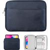 TiMOVO 9-11 Borsa per Tablet per iPad 11 Pollici A16 2025, iPad 10a Gen. 10.9, iPad 10.2, iPad Air 11/5a/4a Gen. 10.9, Galaxy Tab A9 Plus 11, Custodia per Il Trasporto con Tasca, Indaco