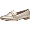 MARCO TOZZI Mocassini Donna con Tacco Eleganti, Beige (Platinum), 40 EU