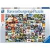 RAVENSBURGER 16018 PUZZLE DA 3000 PZ. 99 MOMENTI DI VW BULLI