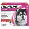 Frontline Tri - Act 40-60 kg . 6 Pipette . Antiparassitario per Cani