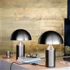 Oluce Atollo 238 lampada da tavolo Nickel nero H. 35