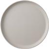 Mepal - Piatto Piano Silueta - Lavabile in lavastoviglie e microonde - Piatti di plastica - Piatti da Cena - Servizio - 26 cm - Nordic white