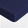 Biancoperla Lab 31 CIPRO Lenzuolo Sotto Con Angoli Singolo Blu Navy