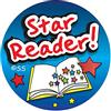 Sticker Solutions Ricompensa la grande lettura con questo adesivo Star Reader