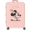 Disney Minnie You are Magic Valigia media Nude 48x70x26 cm ABS rigido Chiusura TSA integrata 88L 3,98 kg 4 Doppie ruote