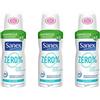 Sanex Deodorante compresso 0% Senza Profumo 100 ml - Set di 3