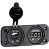 Osculati Voltmetro digitale e presa USB doppia A+C - 1 PZ Osculati - 14.517.52 - 1451752