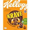 Kellogg's Krave Choco Nut | Gusto Cioccolato e Nocciola | Cereali per la Colazione | Confezione Singola da 410g (1 x 410g)