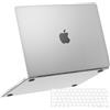 NPUOLS Cover per MacBook Air 13,6 Pollici M4 A3240 M3 A3113 M2 A2681 2025-2022,[Come il Colore Originale],Ultra Sottile Antigraffio,Custodia Rigide e EU Tastiera Cover,Matte Trasparente