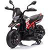 Tecnobike Shop Moto Elettrica per Bambini Motocicletta Aprilia Racing Dorsoduro 6V Luci Suoni LED Small