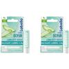 Labello Scrub Idratante Aloe Vera 4.8 g, Labbra Esfoliante Con Particelle, Aloe Vera Bio e Vitamina E, Senza Oli Minerali e Microplastiche (Confezione da 2)