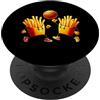 Cute French Fries Basketball Player Carino Francese Fries Giocatore di Basket PopSockets PopGrip Intercambiabile