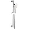Elbe Barra doccia 65cm in acciaio inox, con soffione multifunzione, doccetta con tubo flessibile in acciaio inox da 1,5m