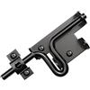 Litensh Chiavistello scorrevole per cancello, serratura per porta con foro per lucchetto, bullone scorrevole per cancello serratura,Chiavistello per Porta in Acciaio Inox Serratura a Chiave