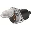 HELLA 8JB 003 834-001 Presa corrente, 24V, 7a... poli, Spina Contatto a vite, Metallo, DIN/ ISO 3731
