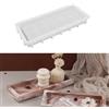 HNLMZ Stampi in Resina Vassoio,Rettangolo Vassoio Stampi,DIY Silicone Stampo per Vassoio di Frutta Stampo Vassoio in Resina per Gioielli per la Realizzazione Artigianale