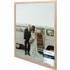 CABBEL Set di 1 cornici per quadri 60x80 in legno MDF con vetro acrilico infrangibile Rovere
