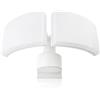 HUBER Faretto LED - 2 x 20 W, 4400 lm - Montaggio a Parete e Angolo - Faretto LED Esterno, IP65, Bianco Neutro