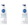 Nivea Crema Corpo Idratante Express, Assorbimento Extra Rapido, Idratazione Profonda e a Lunga Durata, 500 ml (Confezione da 2)