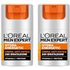 L'Oréal Paris L'Oréal Men Expert Crema Idratante Uomo Anti-Fatica Hydra Energetic, Combatte le Occhiaie e Dona Intensa Idratazione, Arricchita con Proteine e Vitamina C, 50 ml (Confezione da 2)