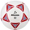 Mikasa - Pallone da Calcio Professionale (Nero/Bianco, Misura 4).