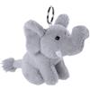 Wild Republic Clips Elefante, Peluche, 8 cm, Giocattolo di Peluche, Riempimento con Bottiglie d'Acqua Riciclate Filate