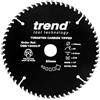 Trend CraftPro Lama per Sega TCT con Rivestimento Antiaderente in PTFE, Diametro 160mm, Foro 20mm, 60 Denti, Spessore 2,2mm, CSB/16060/P